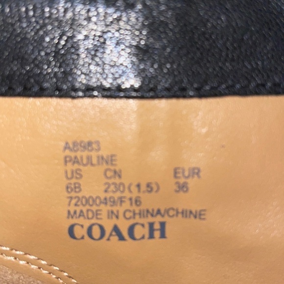 Coach leather Pauline booties sz 6B - Picture 9 of 10